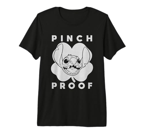 T-shirt Stitch Saint-Patrick cadeau Disney vert trèfle pour fan de Lilo