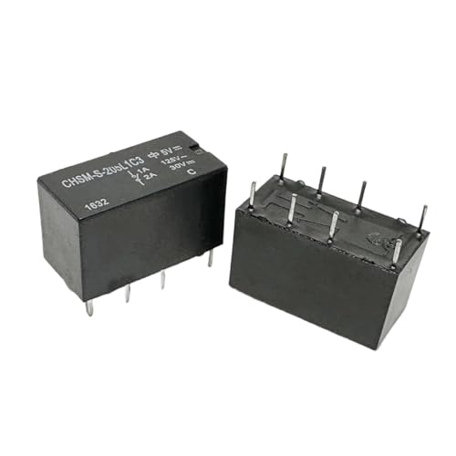 Relais CHSM-S-205L1C3 4078-5 V à 8 broches pour circuits électroniques