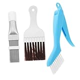 Amosfun 3stücke Klimaanlagen-reinigungsbürste Schneebesenreiniger Spulen-reinigungsbürste Kühlerlamellenglätter Bürstenspulen-reinigungswerkzeug Kondensator-kühler-reparatur-tool