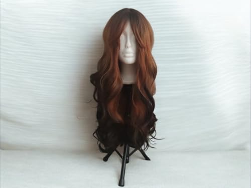 Perruque femme wavy rousse 26 pouces idéale pour changer de look en soirée
