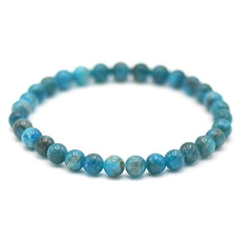 Miracles Minéraux Pulsera de perlas redondas de 6 mm Cover