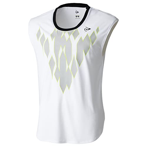 Dunlop Sports Game Shadow Débardeur de Tennis pour Femme T-Shirt, Blanc Cover