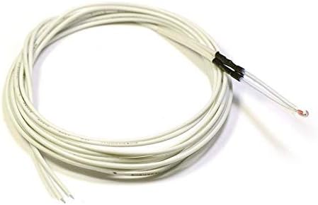 Robocraze NTC 3950 100K Ohm Thermistor Temperature Sensor for 3D Printer | Pre-Wired PTFE Teflon Cable Temperature Probe for RepRap Extruder Heated Bed Hotend Arduino DIY Printing Projects