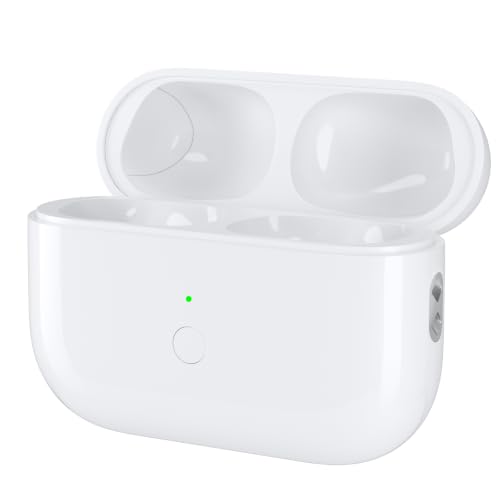 Image of Wireless Airpod Pro 2 Charging Case with Lightning Port, Replacement Charging Case for Airpod Pro 1 & 2 Gen wiht 660 mAh Battery, Air Pod Pro Charging Case with Sync Button, No Earduds