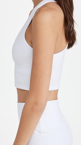 Amazon.co.jp: Alo Yoga レディース リアルブラタンク, ホワイト, X