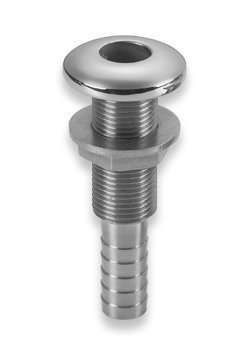 Replacement Boat Parts 316 Stainless Steel Thru Hull fits 5/8" Hose