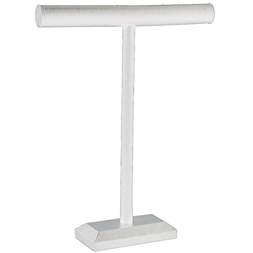 T-Bar Tall White Leatherette Measures 14" Wide by 18" Tall