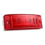 Grote 47162 SuperNova Sealed Turtleback II LED Clearance Marker Light (Optic Lens, Male Pin)