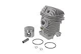 cylingcolors Zylinder + Kolben + Segment kompatibel mit Freischneider stihl 40mm 023 1123 020 1214