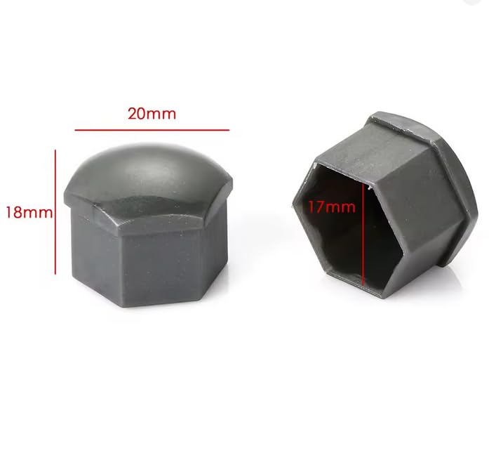 GOZAR 20 copridadi universali per ruote auto 17 mm compatibili Audi Skoda Volkswagen VW Golf MK4 Bora Passat Polo accessori