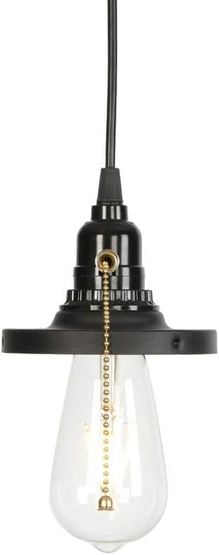 Miniatura 5 de Lámparas colgantes vintage industriales de metal para colgar en el techo, estilo americano, lámpara de una sola cabeza para cocina, comedor,