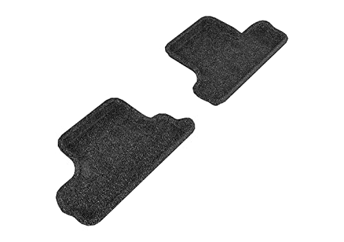 Llantas, Music 3D MAXpider Second Row Custom Fit Floor Mat for Select Mini Cooper-S Models - Classic Carpet (Black)