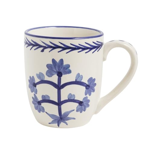 Taza Mud Pie Stoneware Azul 12 oz miniatura 1