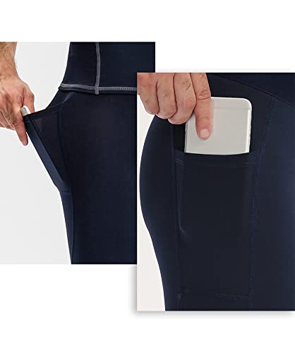 yeacher Shorts Esportivos Masculinos Com 3 Itens. Cueca De Treino Ativo. Calções Masculinos De Compr