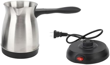 Cafetera Turca Automática, 600 ml de Acero Inoxidable para 5-6 Tazas miniatura 8