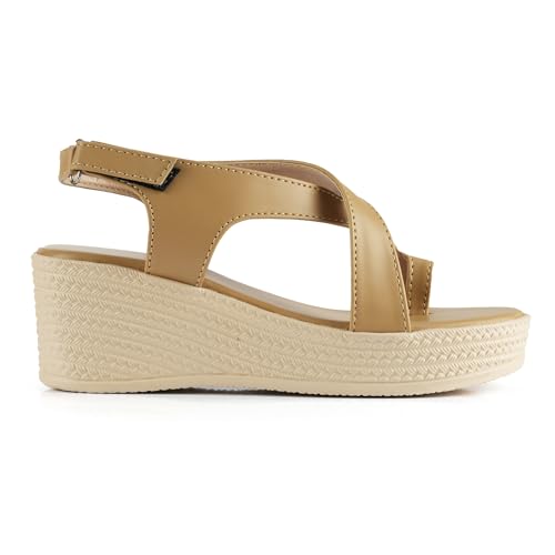Image of MOSAC Women /Girl's Stylish Casual Comfortable Wedges Platform Heel Sandal FOR Women & Girls
