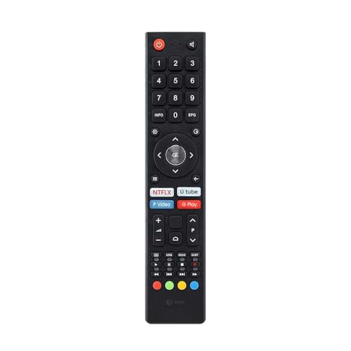 Image of 7SEVEN Compatible with VU Tv Remote Suitable for QLED Ultra HD Premium Series Only 55 75 Inch 55QML 75QPC Models Smart Android 4K Television Without Voice Command and Not Universal Vu Remote