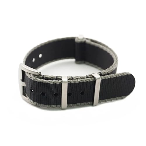 Bracelet montre 20 mm anti transpiration en toile pour homme femme