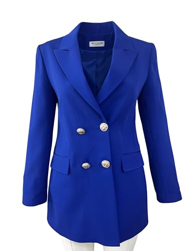 Women's Casual Blazer Jackets Blue