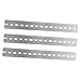 12 Pcs C45 Rail Slotted Metal Din Rail Electric Industry Din Rail Long Din Rail Slotted Din Rail Din Metal Industry Din Rails Electric Din Rail Aluminum Din Rail