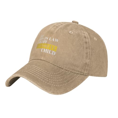 My Son-in-Law is My Favorite Child Hat Vintage Cotton Washed Baseball Caps Dad Hat2