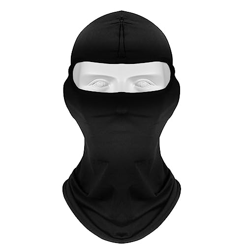Eifess Balaclava Face Mask Men,Ski Mask Uv Protection Dustproof Windproof Face Cover For Men Women Skiing Snowboarding Motorcyling Running Climbing Cycling Hiking Black #TOP2