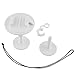Bodyboard Wakeboard - Kit de soporte de espuma para GoPro Hero 9 8 Max 7 (2018) 6 5 4 3+ 3 Black Silver Session, Osmo Action, Xiaomi YI, AKASO, SJCAM Camera (blanco)