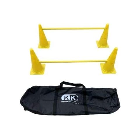 Don Last Man Stands Dog Agility Jump Set Training Equipment Pets Jumping Hurdle Cones Carry Bag Cover