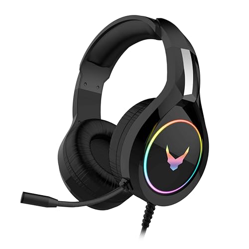 Micrófono HI-FI estereofónico en auriculares Varr Gaming RGB VH6060 negros para ordenador