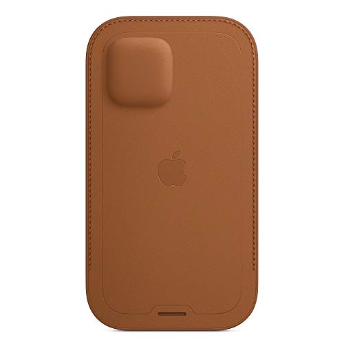 Apple iPhone 12 | 12 Pro Leather Sleeve with MagSafe - Saddle Brown by Apple - Used condition - Image 2