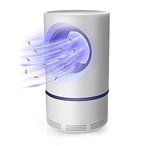 KATELUO Insectenverdelger, elektrisch, USB-insectenlamp, uv-insectenval, muggenlamp, geschikt voor gebruik binnenshuis