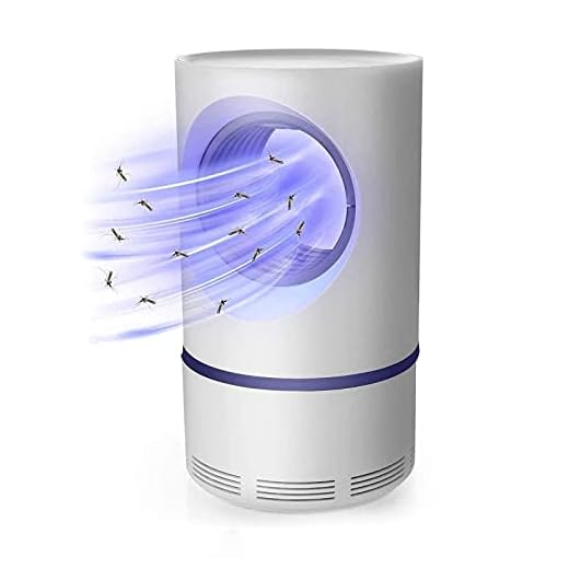 KATELUO lámpara de Mosquitos,Repelente de Mosquitos,USB lampara UV Mudo,Eficiente Adecuado para como dormitorios y Salas de