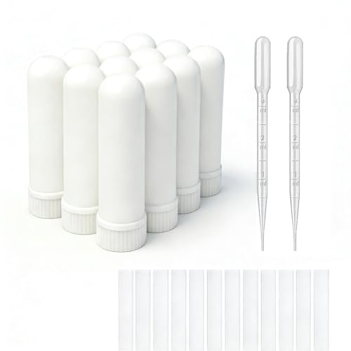 ZIOJOVK 12 Sets Essential Oil Aromatherapy Tubes...