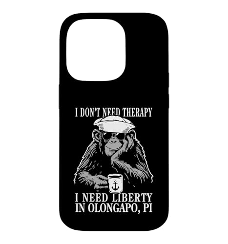 I Don't Therapy, I Need Liberty in Olongapo PI �Z�[���[���[���A �X�}�z�P�[�X iPhone 14 Pro �p