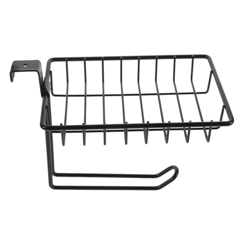 Warmhm Porte Papier Toilette Support Rouleau Papier Hygiénique Panier pour Salle De Bain Organiseur Mural sans Perçage