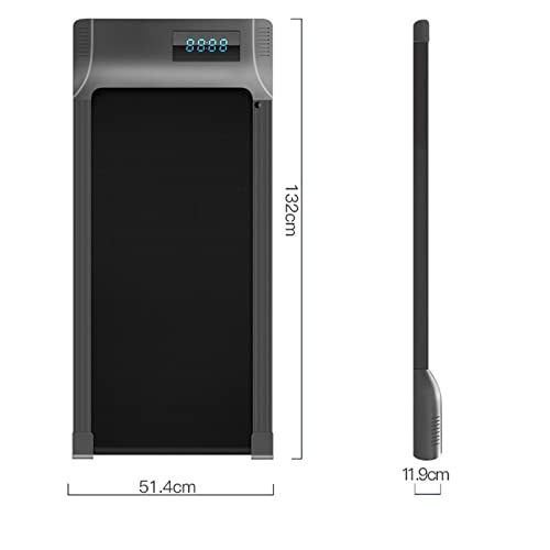 Image of Flat Treadmill Electric Treadmill Folding Running Machine with Remote Control