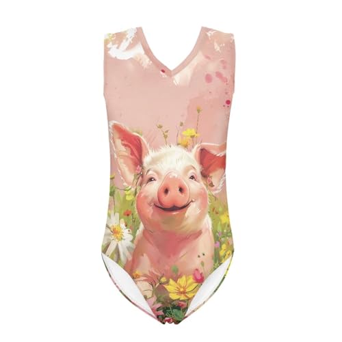 Swimsuits for Girls 3-14 Sleeveless Bathing Suit for Kids Summer One Piece Swimming Suits