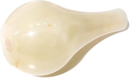 Miniatura 2 de Jarrón de jade de Afganistán natural verde y blanco jaspe piedra de cuarzo Jardiniere cristal para botella de flores Figurita Adornos para el hogar