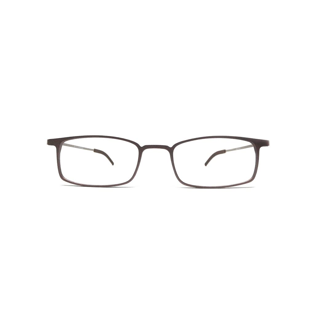 CONTOUR Zinc Lunettes de lecture ou de vue fatiguées avec filtre de lumière bleue pour ordinateurs et écrans, ultra-résistant avec étui en aluminium ultra-plat