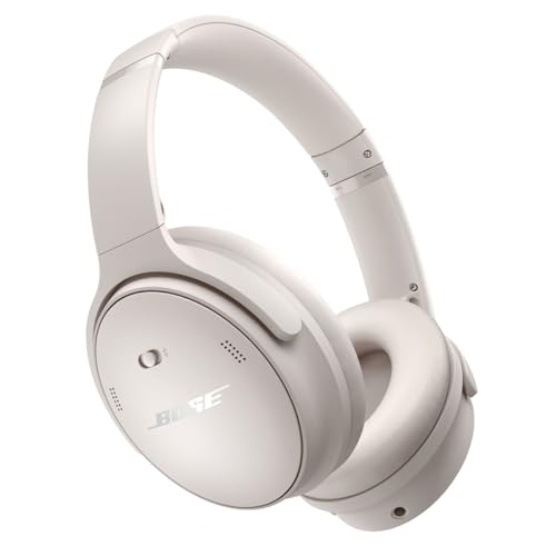Image of Bose QuietComfort Headphones - Wireless Bluetooth Headphones, Active Over Ear Noise Cancelling and Mic, Deep Bass Bundle + Desktop Headphone Stand + Green Extreme Dual Wall Charger (White)