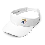 President 47 American Flag Golfing Sun Visor Hat for Women (White)