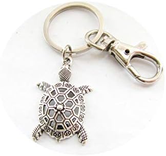 Sea Turtle Keychain,Sea Turtle Charm,Gift for her,Gift for Him,Gift, Animal Keychain with Swivel Clasp