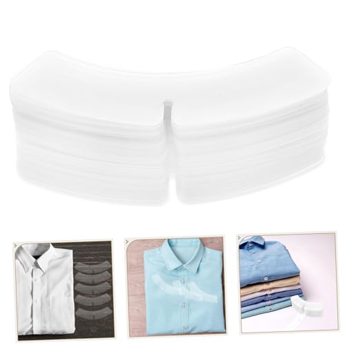 Varillas de plástico para camisas de hombre y extensores de cuello, pack de 100 piezas 7