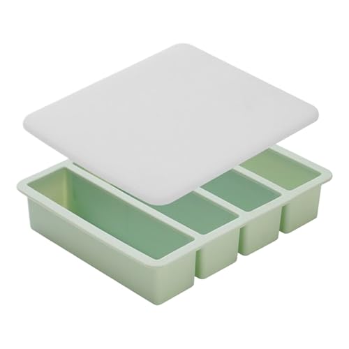 Cubitera De Silicona, Molde Con Tapa Para Barras De Hielo Cuadradas, Accesorios Para Bebidas Frías Y Utensilios Para Preparar Cocteles Y Vino