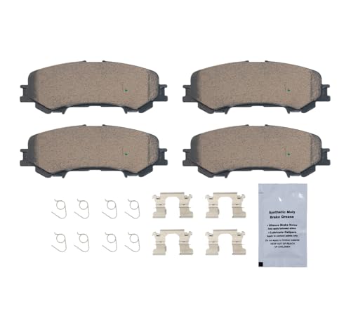 Image of HUSCH D2032 Rear Ceramic Brake Pads Kit Fit For Nissan Titan 2017-2023