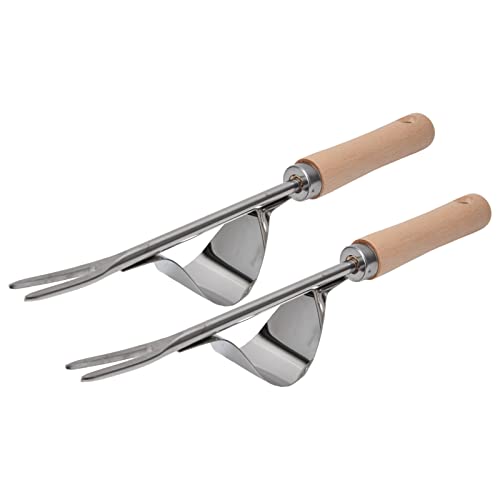 LiebeWH Puller Tool Garden Hand Weeder Weed Removal Too Garden Hand Weeder Stainless Steel for Dandelions for Thistles Crabgrass