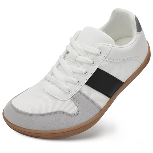 Grand Attack Barefoot Shoes for Womens Mens Wide Toe Minimalist Zero Drop Fashion Walking Sneakers