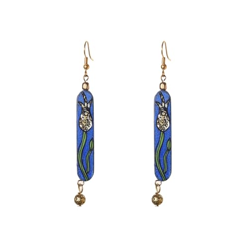 Image of Handcrafted Bohemian & Tribal Earrings for Women - Ethnic Brass, Floral & Festival-Inspired Statement Designs in Drop, Dangle, Hoop & Stud Styles
