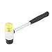Aexit Plastic Coated Hammers Handle Dual Head Rubber Hammer Drywall Hammers Household Tool