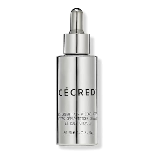 Ccred Restoring Hair & Edge Drops - Daily Peptide Serum for Fuller-Looking Hair Supports Hairline & Scalp Health Strengthens Roots 1.7 fl oz